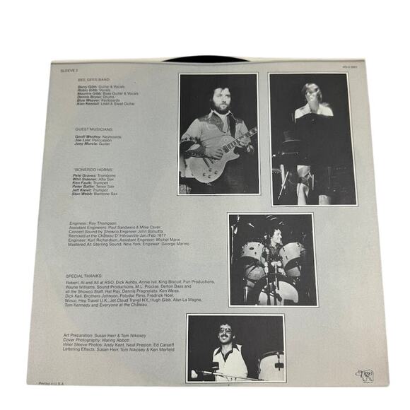 Bee Gees Here At Last... Bee Gees... Live 2xLP Vinyl 1977 RSO Records RS-2-3901 - Picture 13 of 16